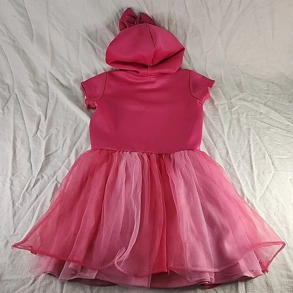 Girls Deluxe LOL Surprise Costume Hooded Dress With Attached Tutu Size 4